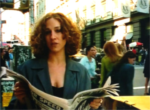 Carrie Bradshaw in "Sex and the City"