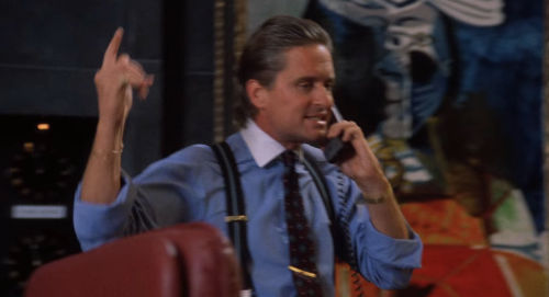 Gordon Gekko in „Wall Street“