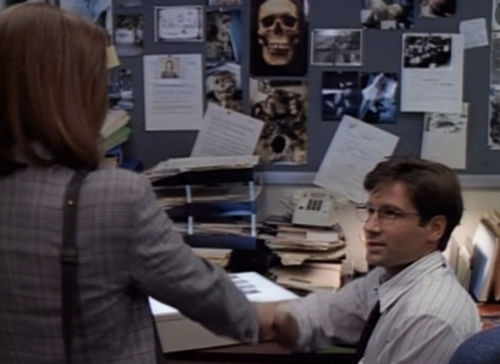 Dana Scully und Fox Mulder in "Akte X"
